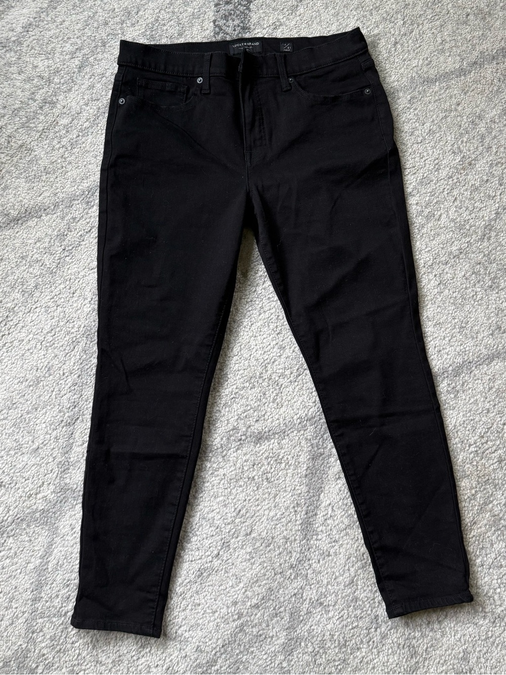 Lucky Brand Black Ankle Skinny Jeans